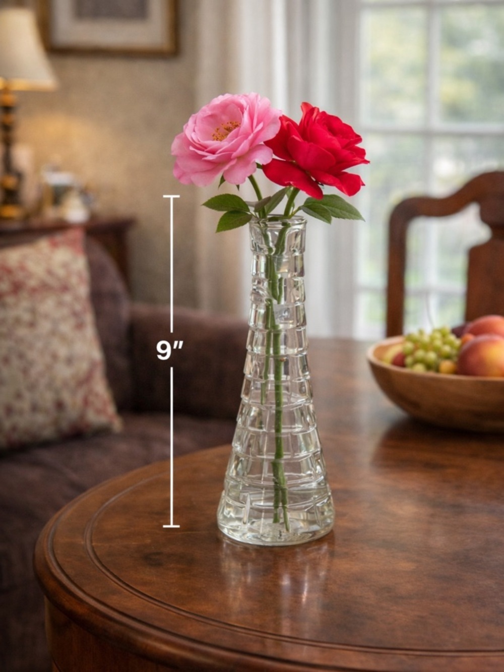 Vintage Glass Bud Vase